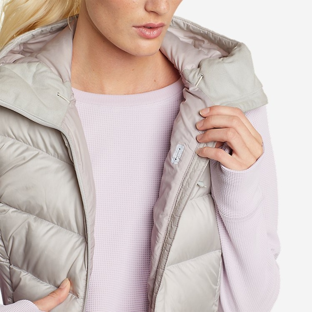 Eddie Bauer | Grey Hooded Vest - Picture 7 of 9